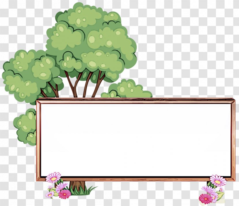 Picture Frame - Rectangle - Hydrangea Transparent PNG