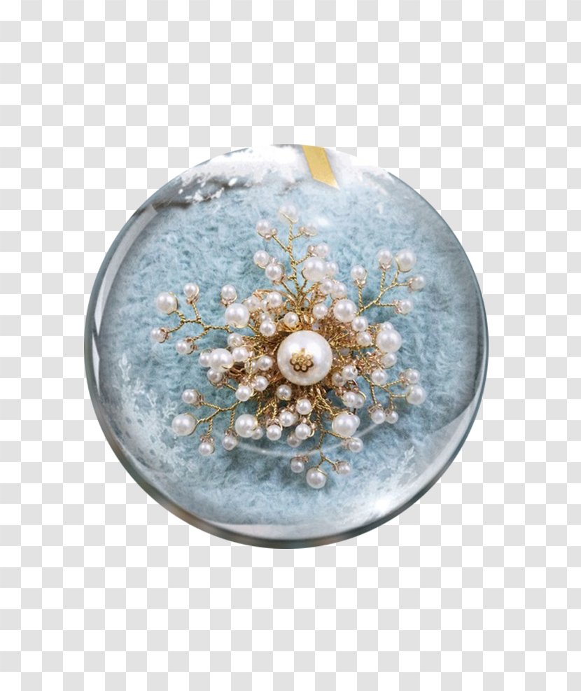 Download Icon - Christmas - Snow Velvet Flower Jewelry Transparent PNG