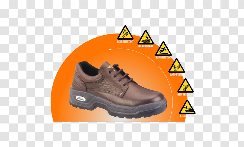Safety Footwear Steel-toe Boot Sports Shoes - Orange Transparent PNG