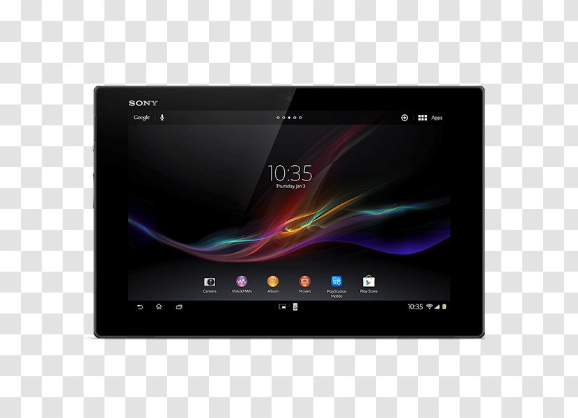 Sony Xperia Z4 Tablet Z Mobile - S Transparent PNG