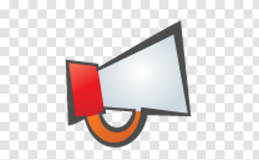 Icon Design Megaphone - Loudspeaker - Rectangle Transparent PNG