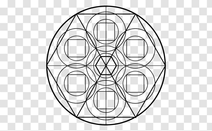 Pattern Geometry Line Art Clip Symmetry - Sacred Svg Transparent PNG