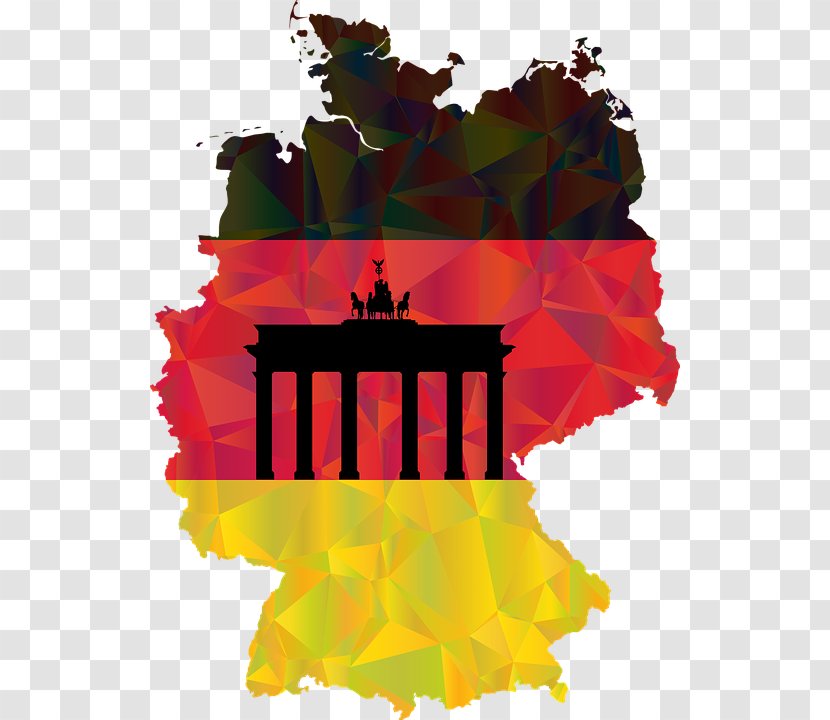 Flag Of Germany Blank Map Weimar Republic - Art - Science And Technology Blue Line Transparent PNG