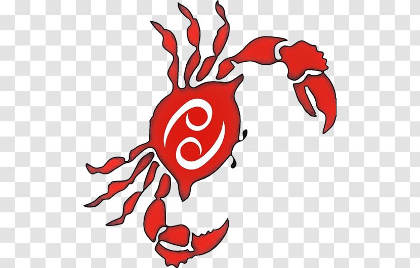 Cancer Crab Astrological Sign Zodiac - Silhouette - Frame Transparent PNG