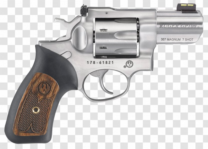 Ruger GP100 .357 Magnum Revolver Firearm Sturm, & Co. - Air Gun - Double Action Revolvers Transparent PNG