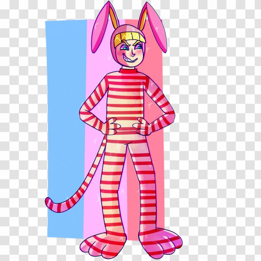 Clown Toy Pink M Character Clip Art - Performing Arts Transparent PNG