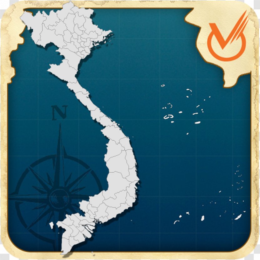 Vietnam Map - Picture Frame Transparent PNG