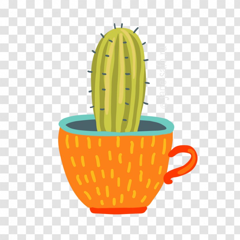 Cactaceae Flowerpot Clip Art - Flower Transparent PNG