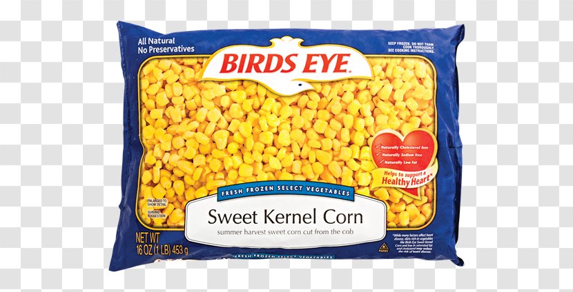 Sweet Corn Kernel Birds Eye Maize Frozen Food - Ingredient Transparent PNG