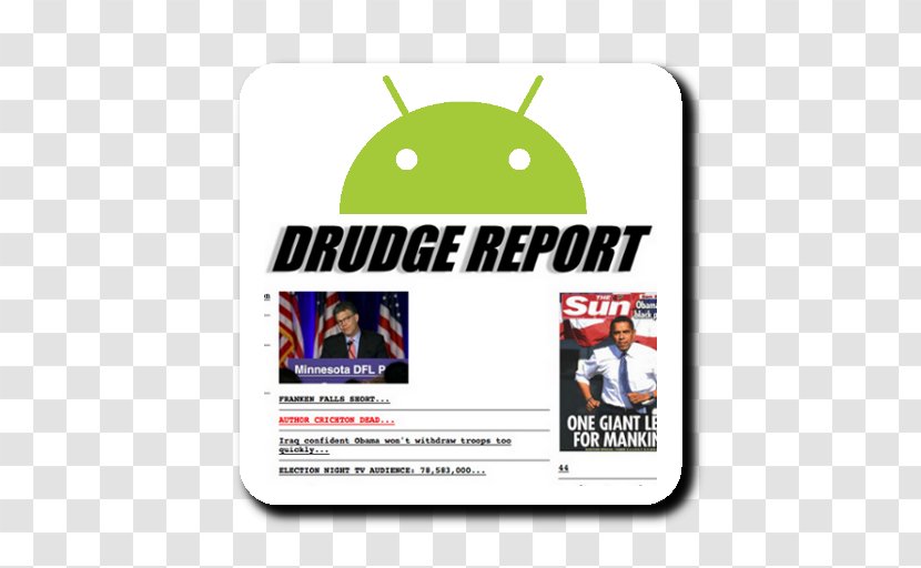 Drudge Report Android SPIN HIT - Blog Transparent PNG