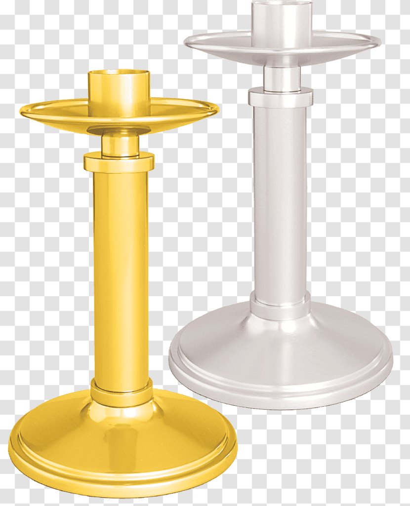 Altar Candle In The Catholic Church Candlestick - Metal - Candles Transparent PNG