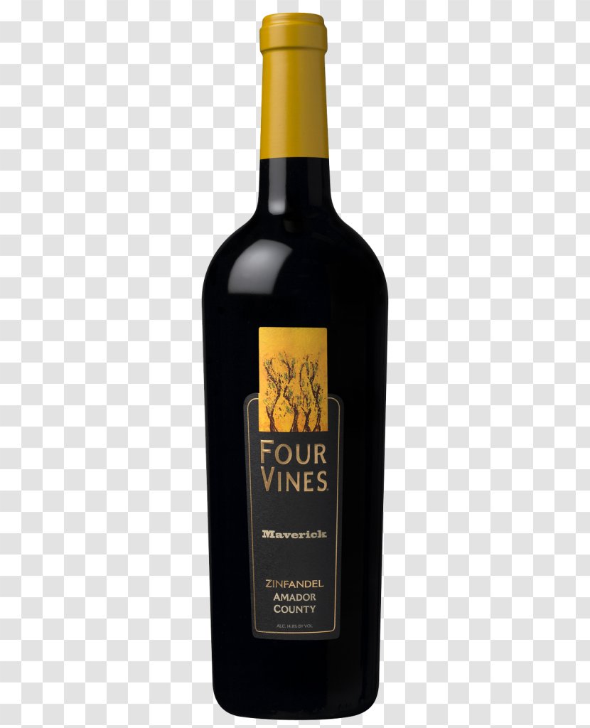 Liqueur Paso Robles Four Vines Winery Zinfandel - Vine Bottle Transparent PNG