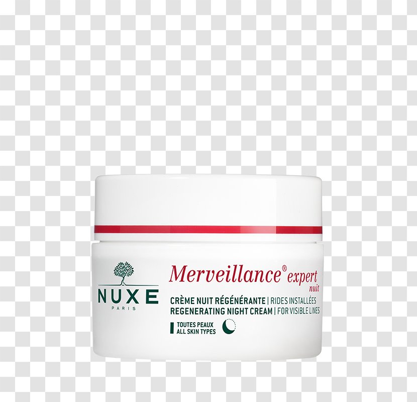 Anti-aging Cream Nuxe Merveillance Expert Anti-Wrinkle Moisturizer - Rhytidectomy - Face Transparent PNG