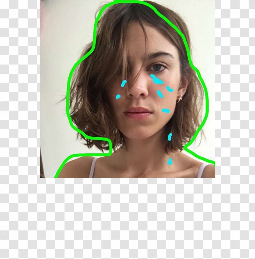 Alexa Chung Eyebrow Postbåd Snapchat Cheek - Hickey - CES Transparent PNG