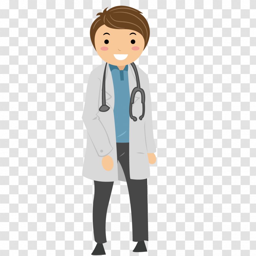 Stock Illustration - Silhouette - Cartoon Doctor Transparent PNG