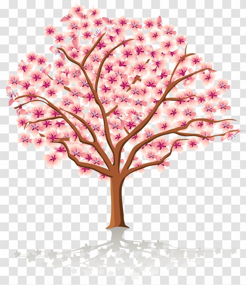 Spring Tree Blossom Clip Art - Flowering Plant - Transparent Clipart Transparent PNG