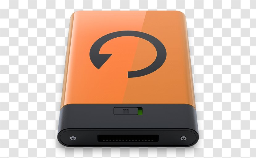 Electronic Device Gadget Multimedia - Orange Backup B Transparent PNG