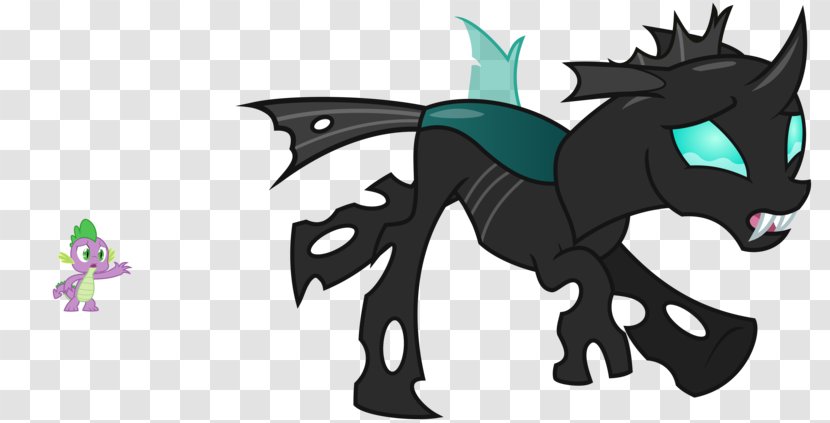 Pony Spike Changeling Fan Art Dragon - Frame - Times They Are A Transparent PNG