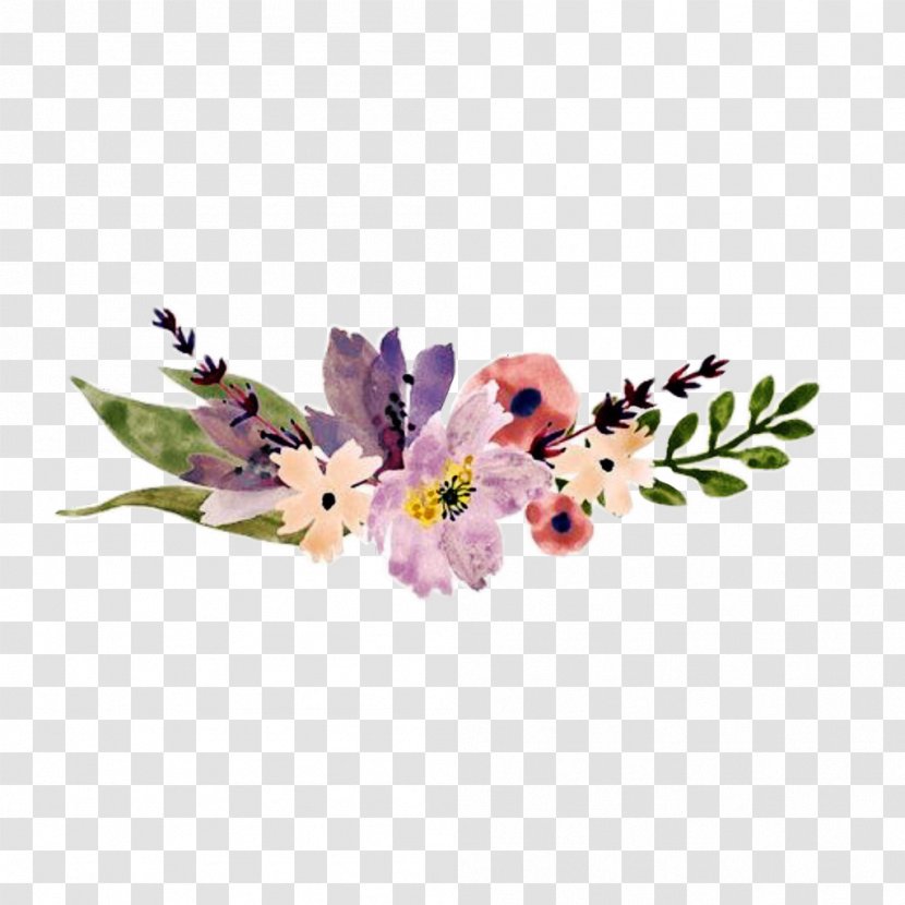 Watercolor Painting: Flowers Floral Design Flower Bouquet Wreath Transparent PNG