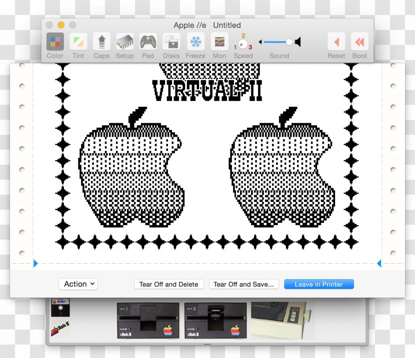 Apple II Series Printing - Macos - Taobao Full-screen Poster Background Transparent PNG