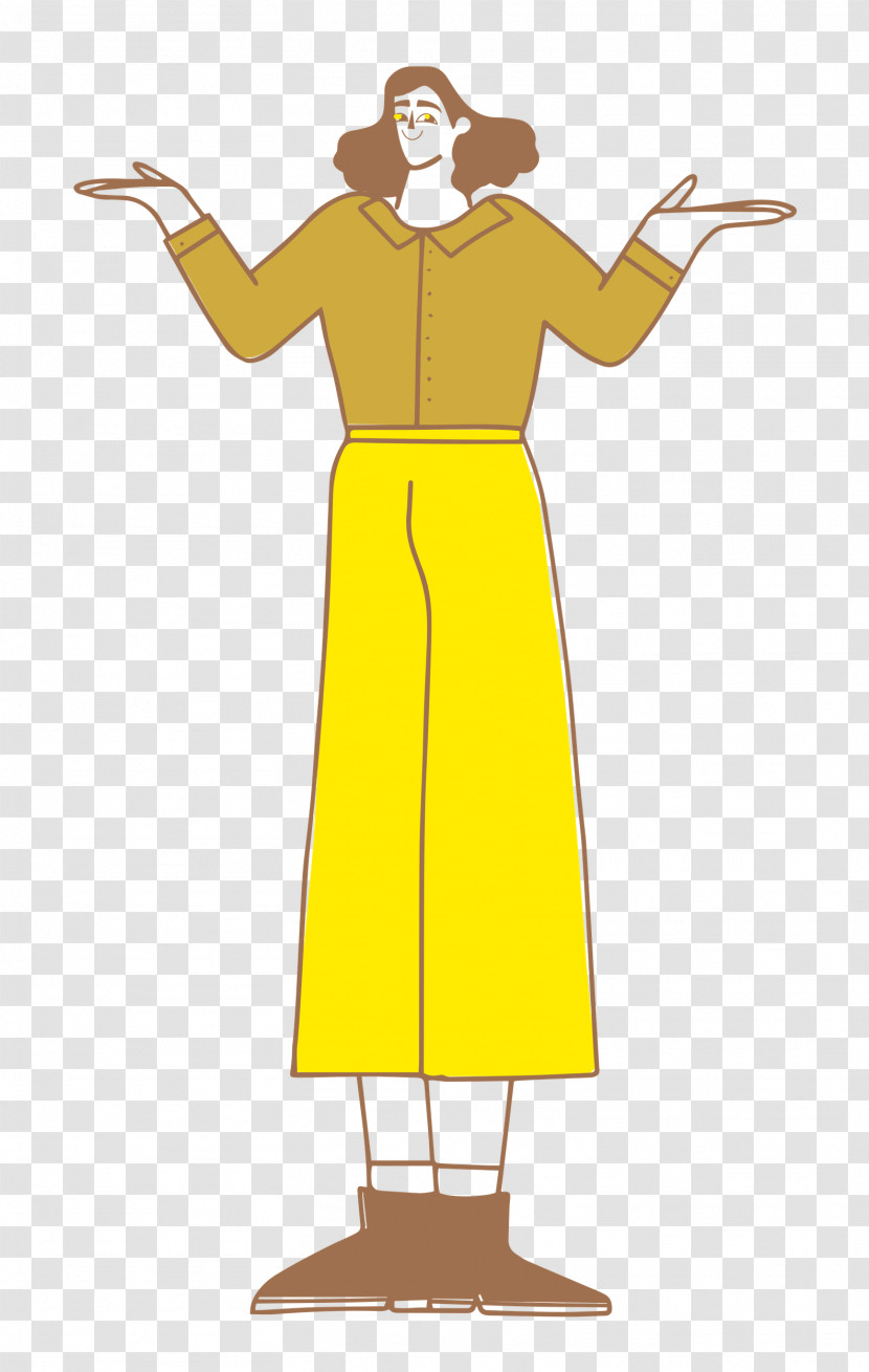 Girl Standing Transparent PNG