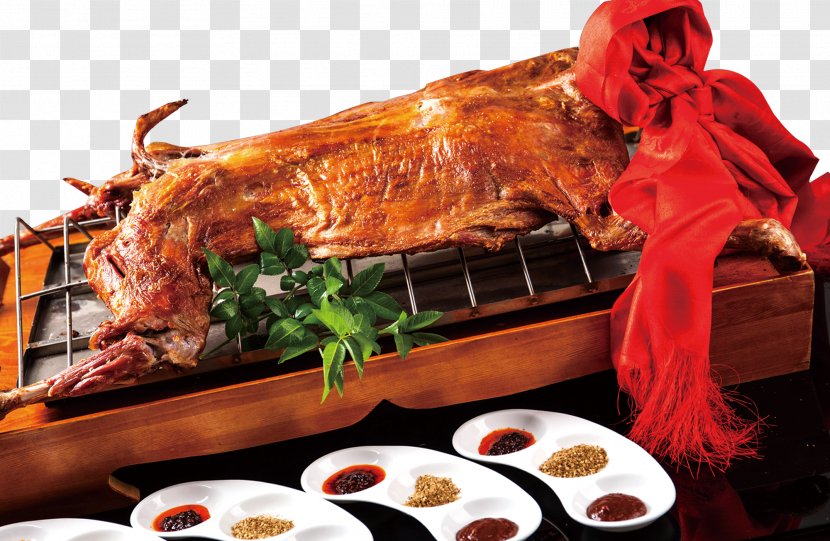 Tandoori Chicken Sheep Barbecue Asado Roasting - Meat - Chinese Roasted Whole Material Transparent PNG