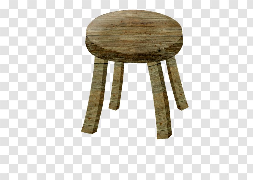 Wood Stool Chair Transparent PNG