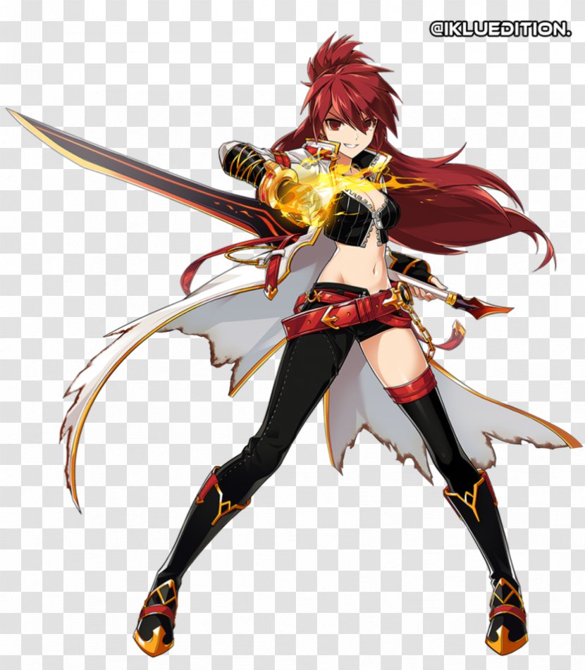 Elsword YouTube Elesis Grand Chase Character - Watercolor - Youtube Transparent PNG
