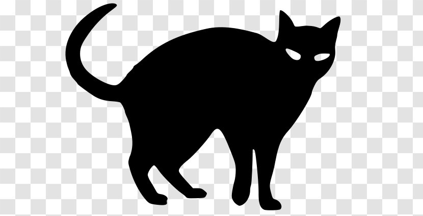 Black Cat Kitten Clip Art - Red Fox Transparent PNG