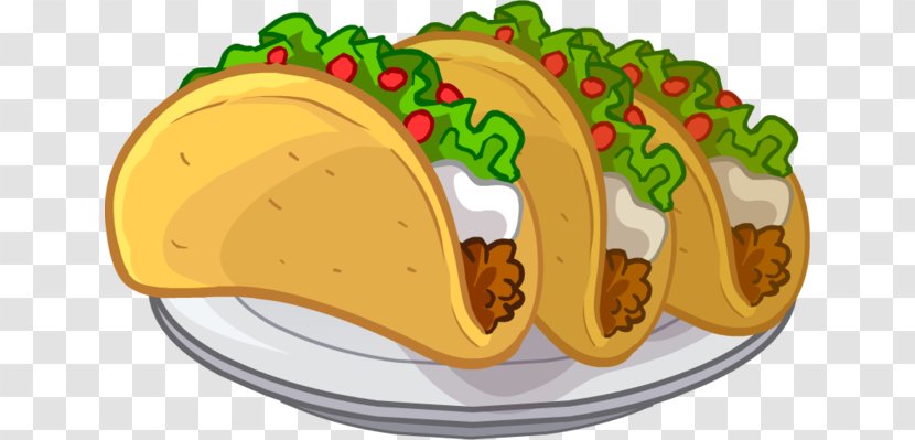 Taco Mexican Cuisine Breakfast Clip Art - Lunch - Tacos Puffle Food Transparent PNG