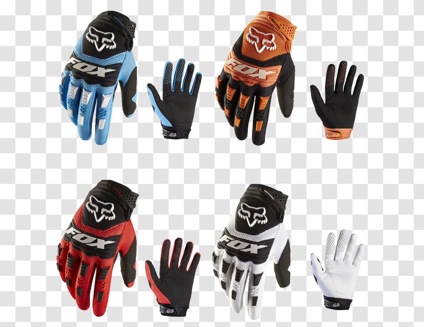Bicycle Gloves Motocross Fox Racing - Silhouette Transparent PNG