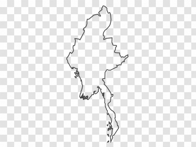 Burma World Map Flag Of Myanmar - Silhouette Transparent PNG