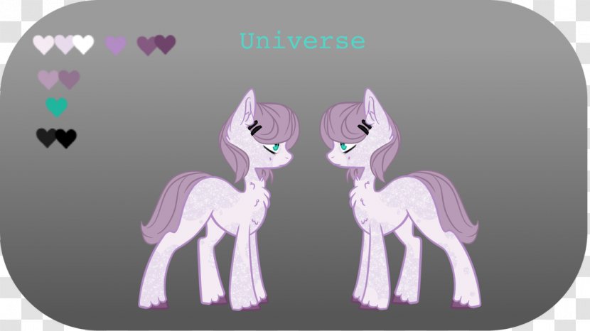 Pony Horse Cartoon Pink M - Purple Transparent PNG