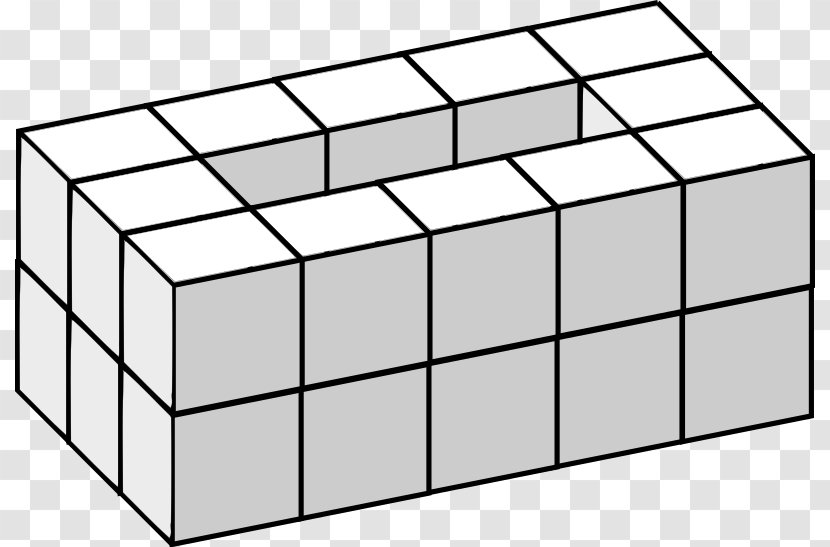 Soma Cube Three-dimensional Space Burr Puzzle - Black And White Transparent PNG