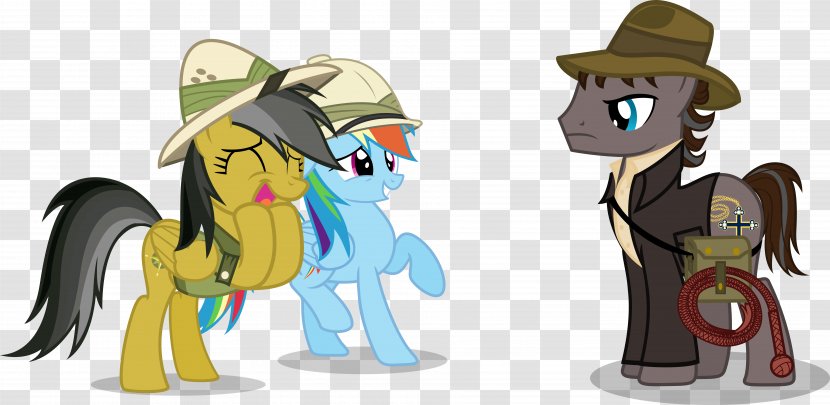 Pony Pinkie Pie Indiana Jones Rainbow Dash Rarity - Cartoon - Bronies The Extremely Unexpected Adult Fans Of My Little Transparent PNG