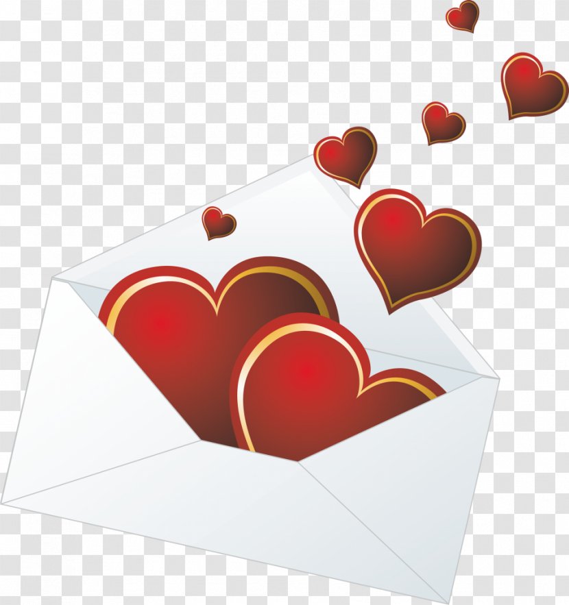 Envelope Love Valentine's Day - Description Transparent PNG