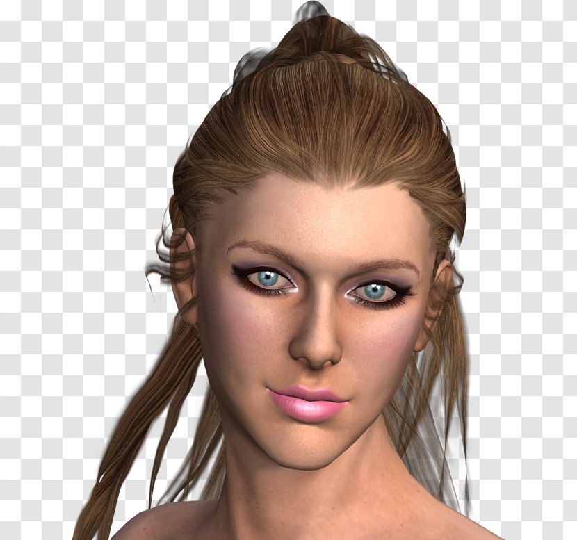 IClone Eyebrow Face Computer Software Animation - Cheek - Facial Features Transparent PNG