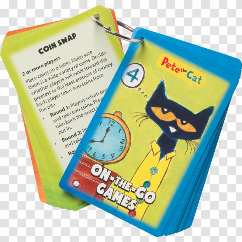 Pete The Cat Paper Funky Feline Demco Poster - Pete's Golf Carts Transparent PNG