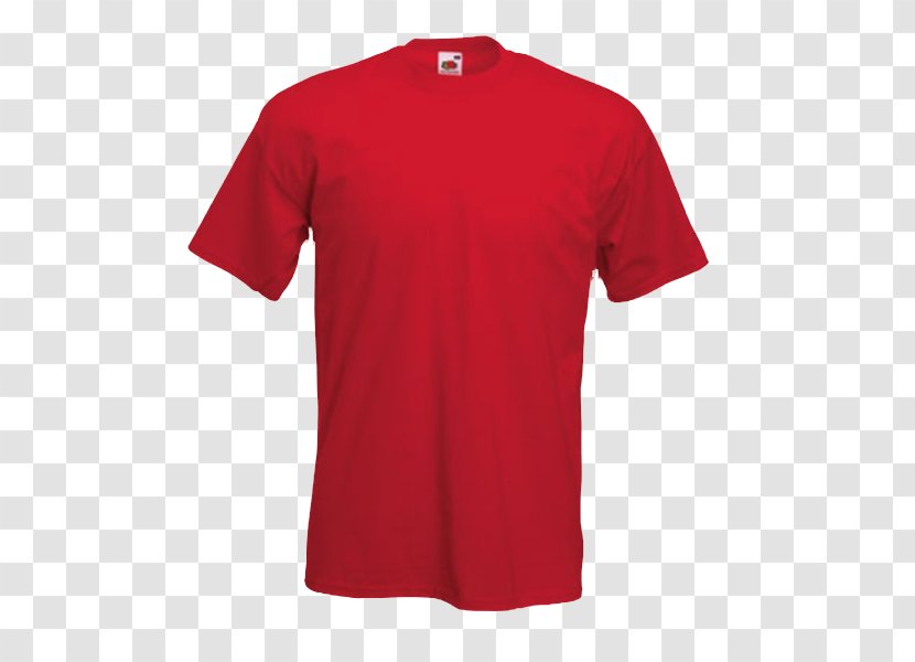 Printed T-shirt Sleeve Gildan Activewear - Red - T Shirt Transparent PNG