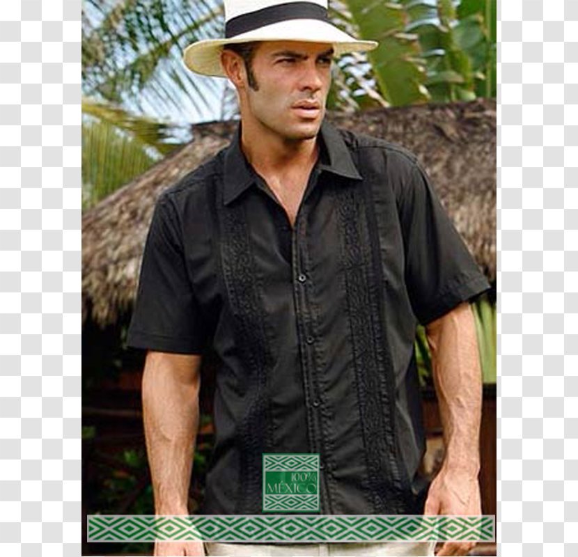 T-shirt Guayabera Clothing Linen - Dress Shirt - Afromexicans Transparent PNG