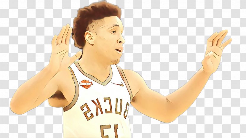 Basketball Player Gesture Arm Forehead - Team Sport Muscle Transparent PNG
