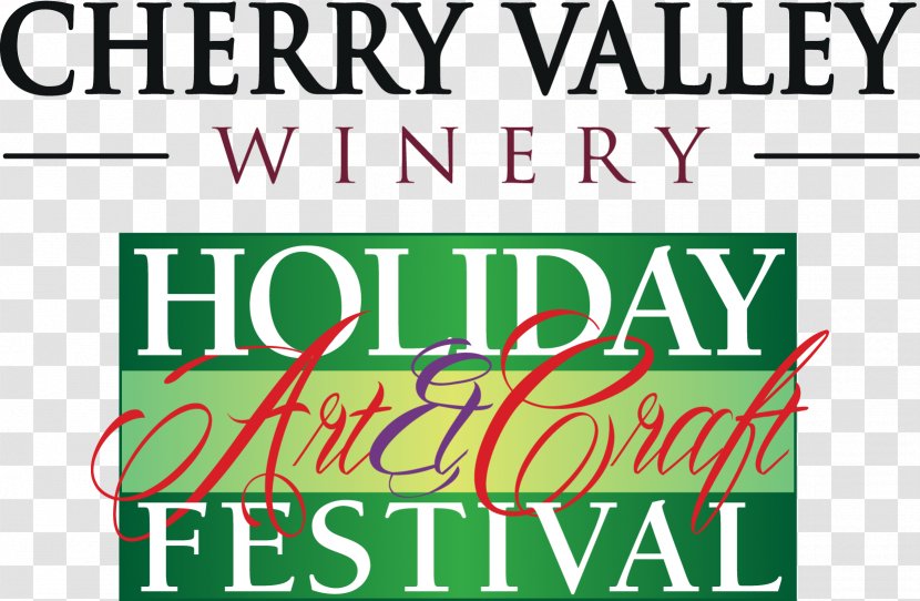Cherry Valley Winery Holiday Art Christmas - Flower - Wine Transparent PNG