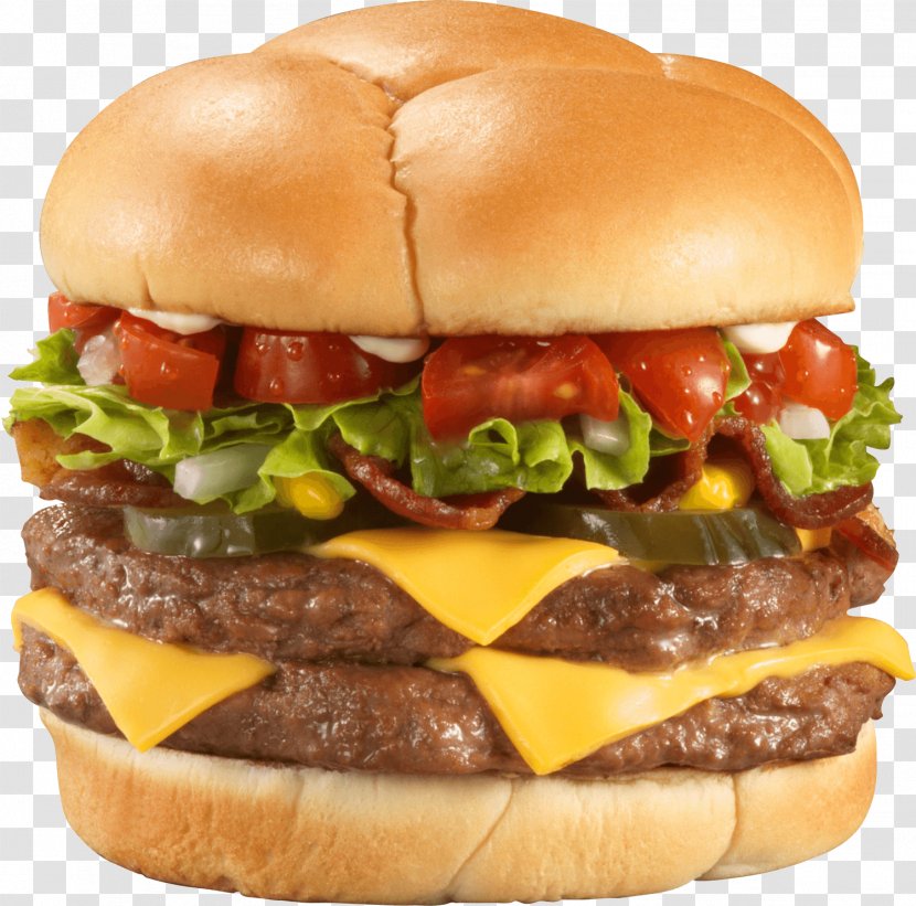 Hamburger Cheeseburger Chicken Sandwich Fast Food Bacon - Burger Transparent PNG