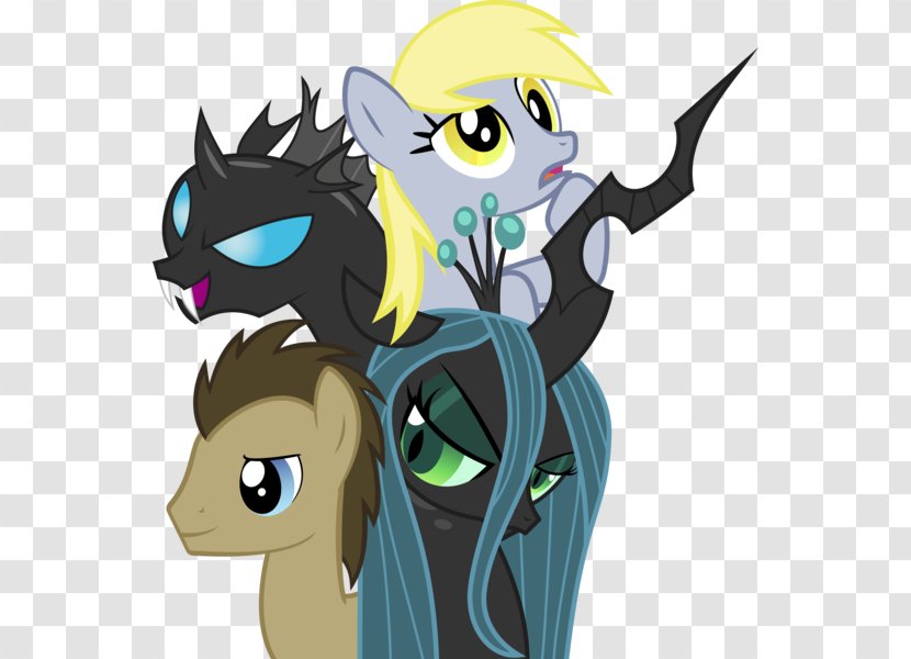 Pony Cat Derpy Hooves Pinkie Pie Queen Chrysalis - Cartoon Transparent PNG