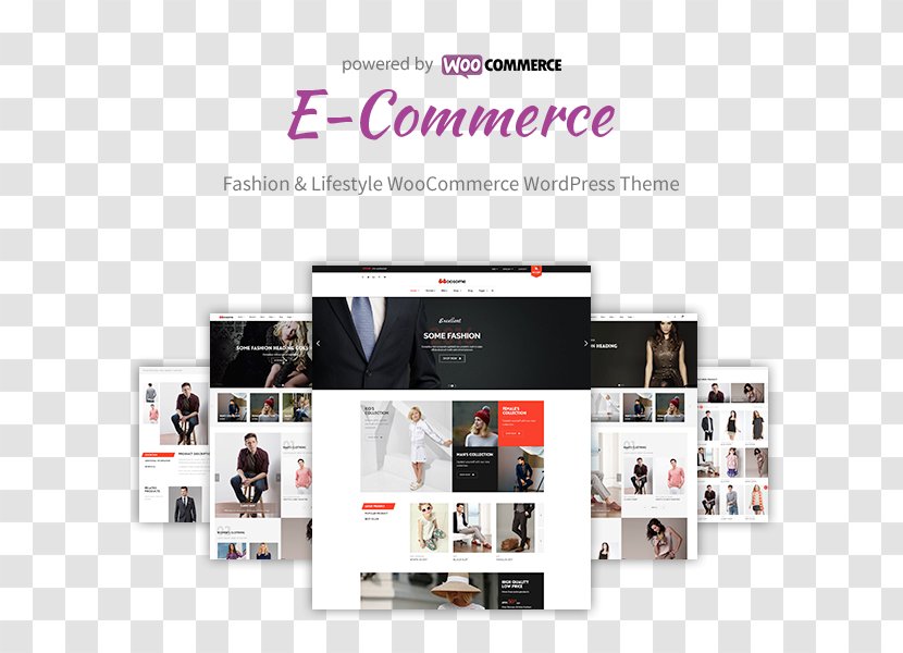 WooCommerce WordPress E-commerce Responsive Web Design - Brand - Fashion Theme Transparent PNG