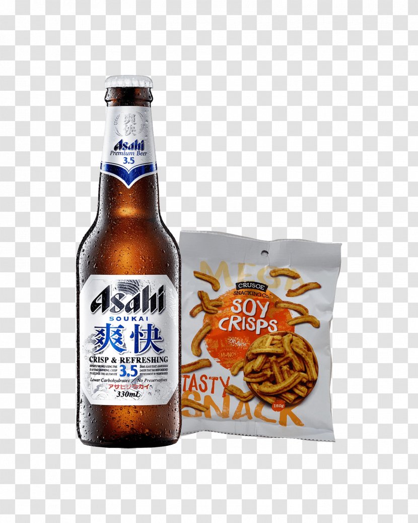 Lager Asahi Breweries Beer Bottle Super Dry - Drink - Pack Transparent PNG