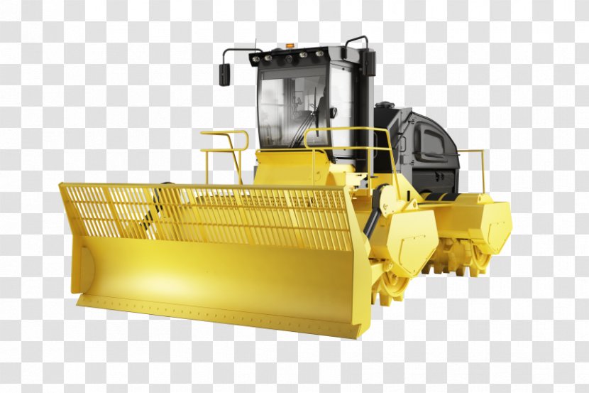 Compactor Landfill Waste Machine Road Roller - Bulldozer - Construction Equipment Transparent PNG