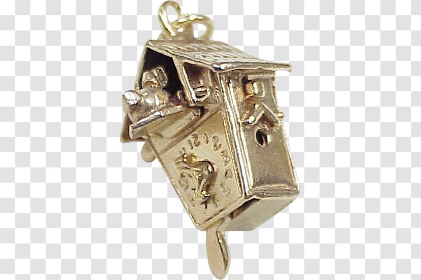 Locket Charm Bracelet Colored Gold - Estate Jewelry Transparent PNG