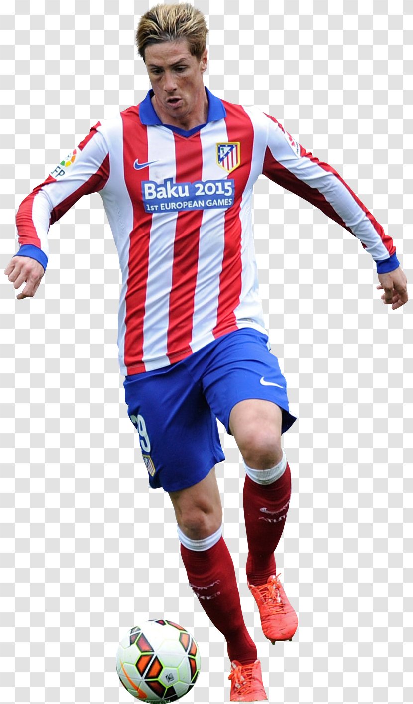 Fernando Torres Soccer Player Atlético Madrid Real C.F. UEFA Champions League - Sports Uniform - Atletico Transparent PNG