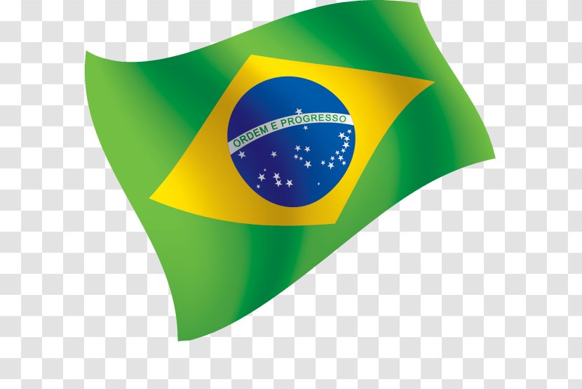 Flag Of Brazil Vector Graphics Banner Illustration - Americas Transparent PNG